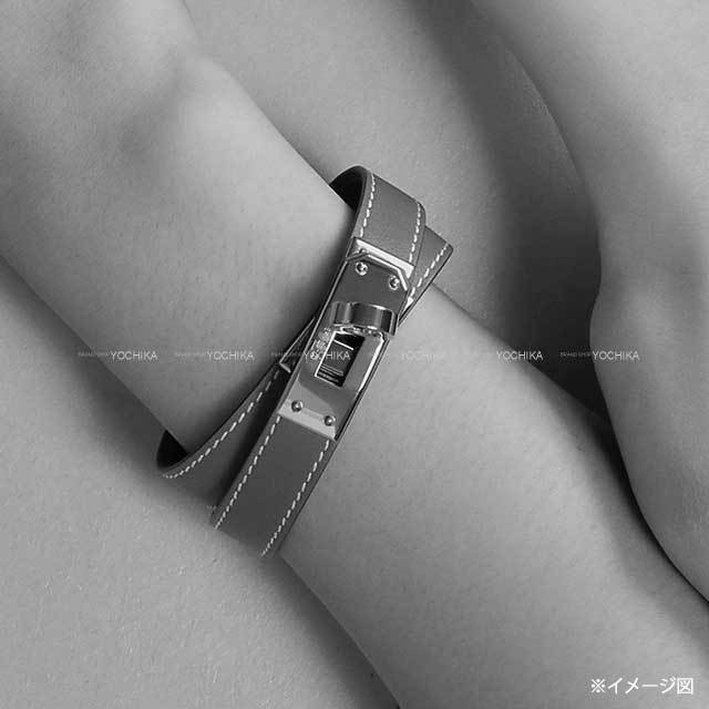 HERMES エルメス ブレスレット ケリー ドゥブルトゥール #T1 エトープ