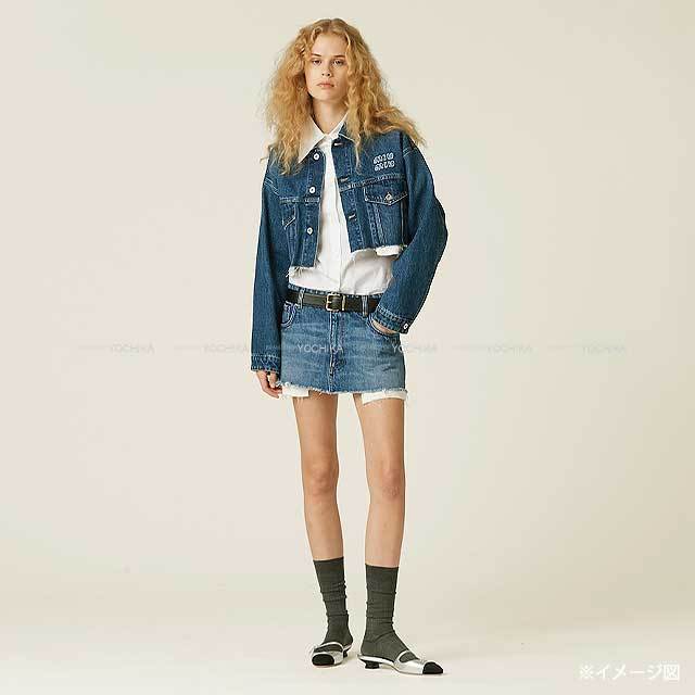 Miu Miu ミュウミュウ デニムジャケット デニム ブルゾン ジャケット