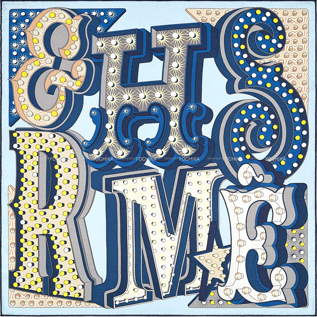 HERMES エルメス スカーフ カレ45 ガヴロッシュ エルメス