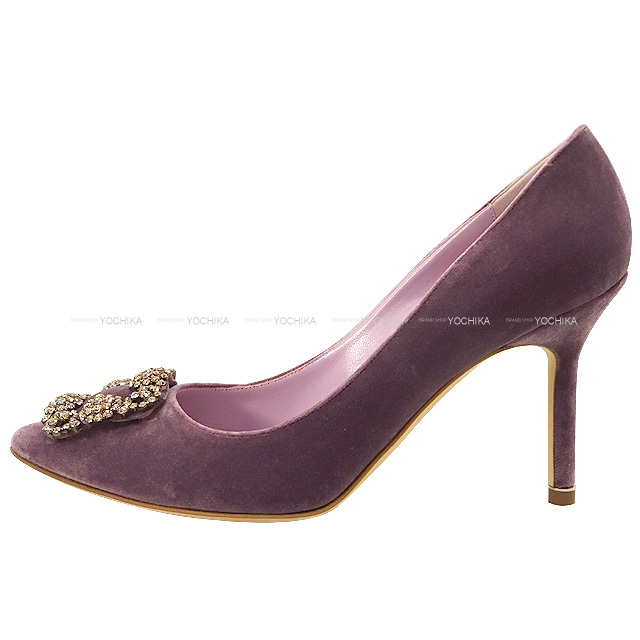 MANOLO BLAHNIK マノロブラニク パンプス ハンギシ ヒール ラベンダー
