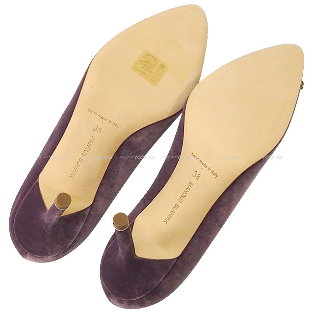 MANOLO BLAHNIK マノロブラニク パンプス ハンギシ ヒール ラベンダー