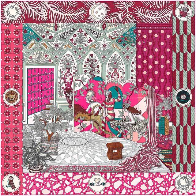 2020秋冬 HERMES エルメス スカーフ カレ90 アマゾンのダンス