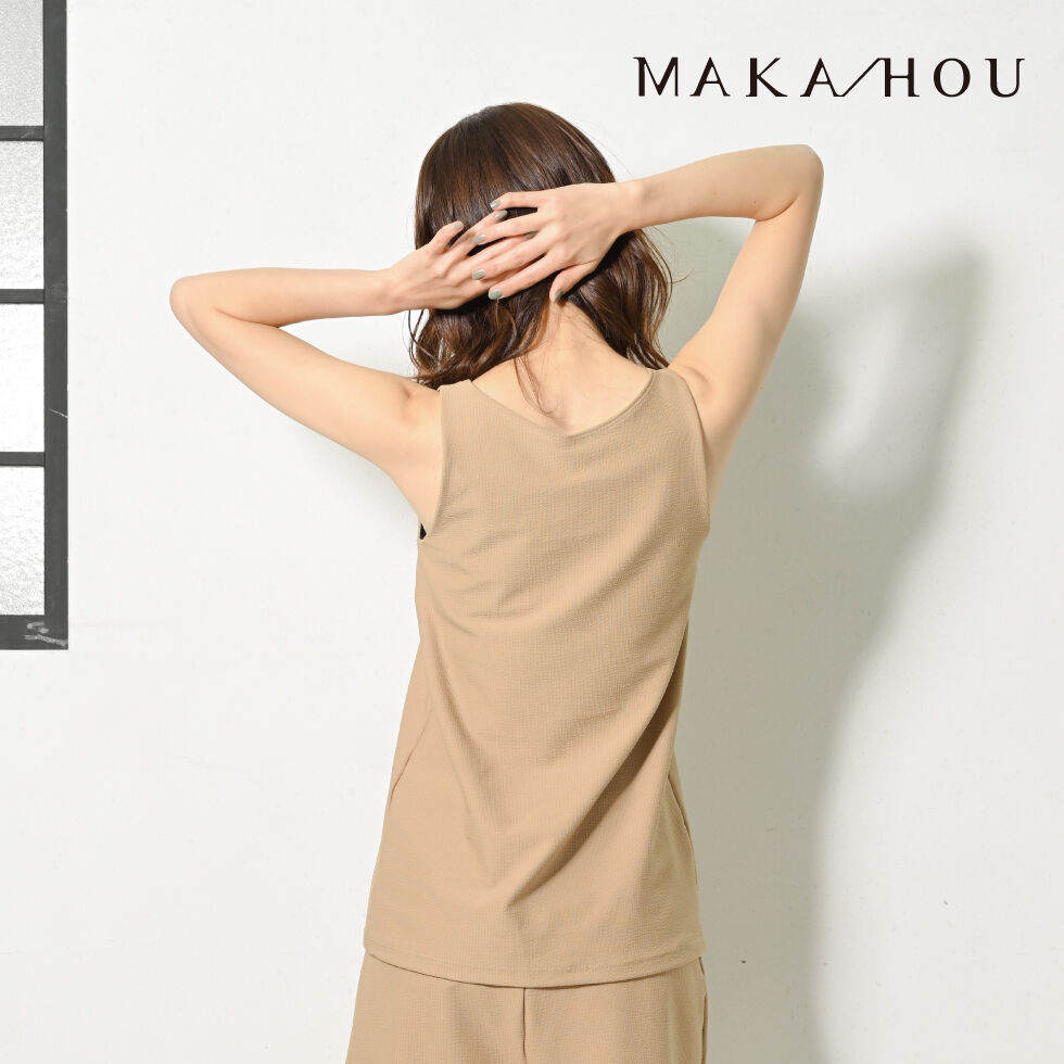 高級感増してリニューアル‼タンクトップ×ショートパンツのセットアップ