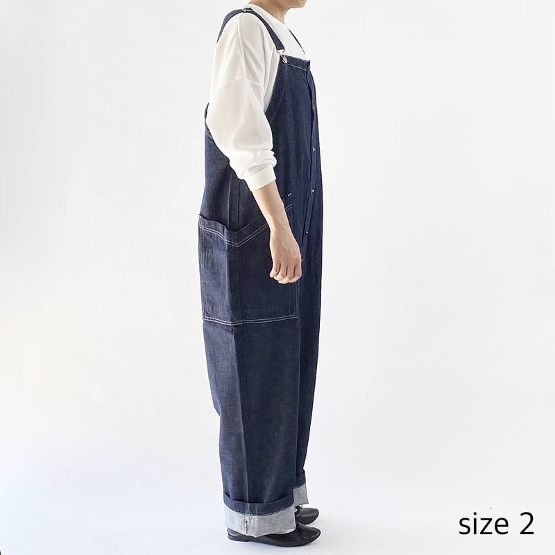 DENIM OVERALLS デニム オーバーオール A12007 | HARVESTY