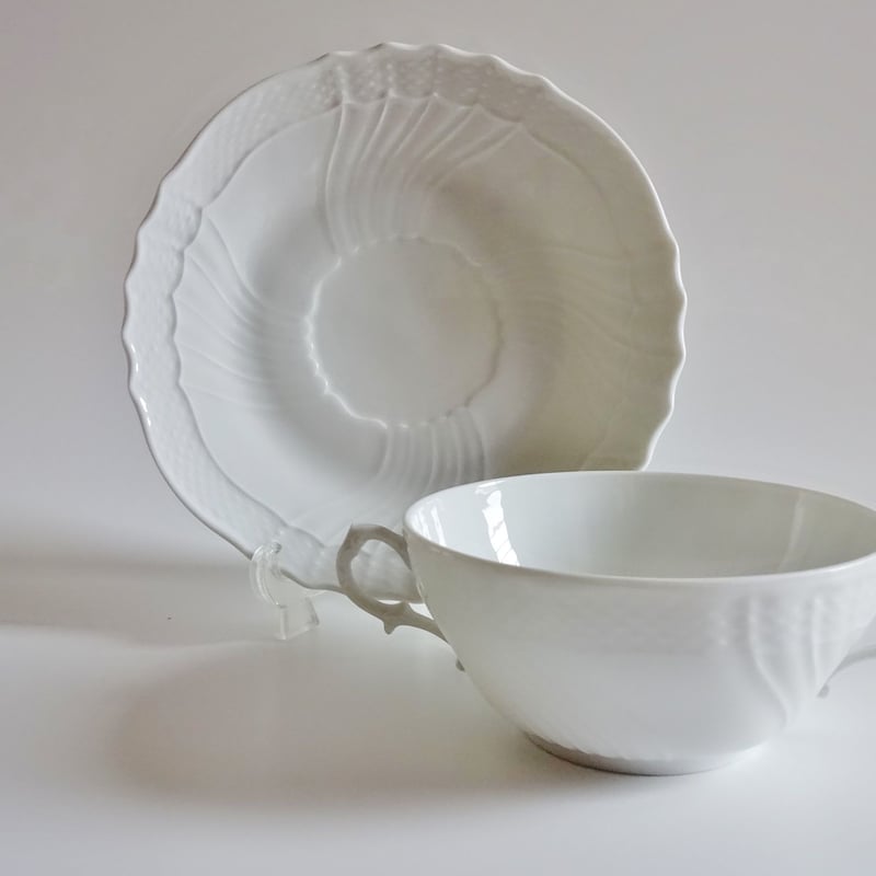 リチャードジノリ ベッキオホワイト スープカップ＆ソーサー | 神戸
