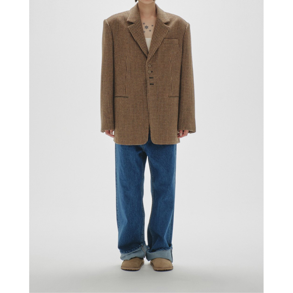 即納【TODAYFUL】Wool100% Check Jacket | selectshop