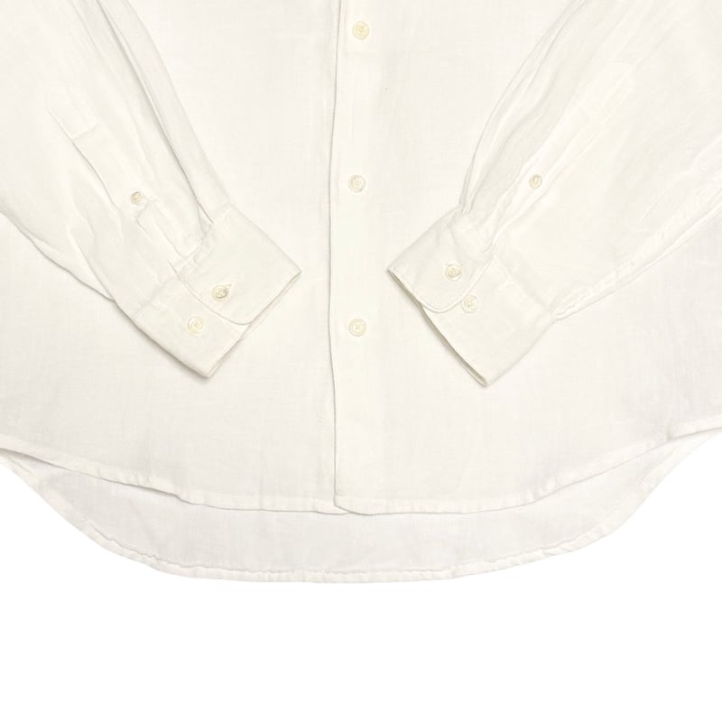 USED】90's BANANA REPUBLIC Irish Linen Shirt Wh