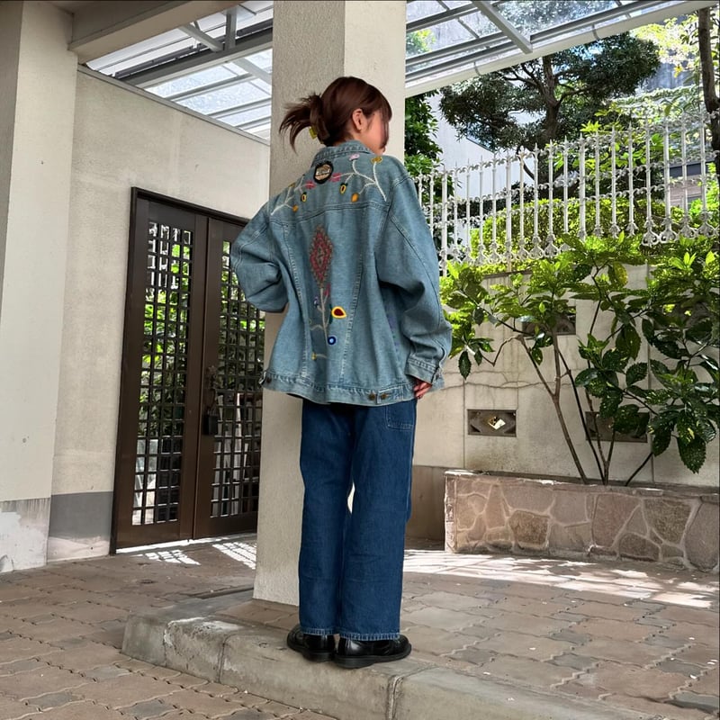 Leeビーズ刺繍デニムジャケット🪡 | CUSTOM FEVER