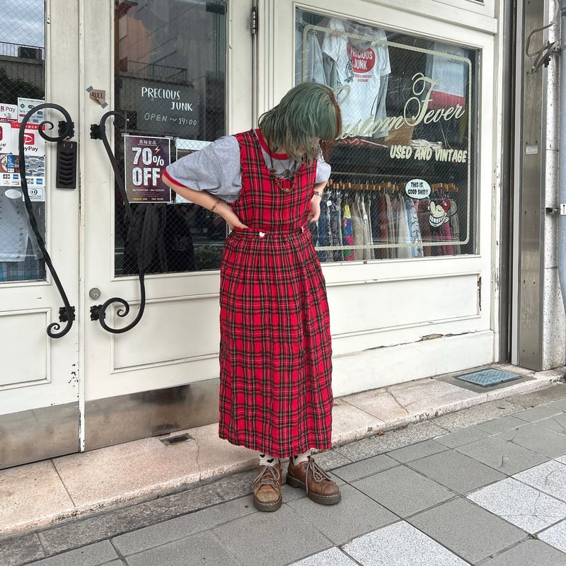 バーバリー ロンドン カシミヤウール ノバチェック ワンピース 38