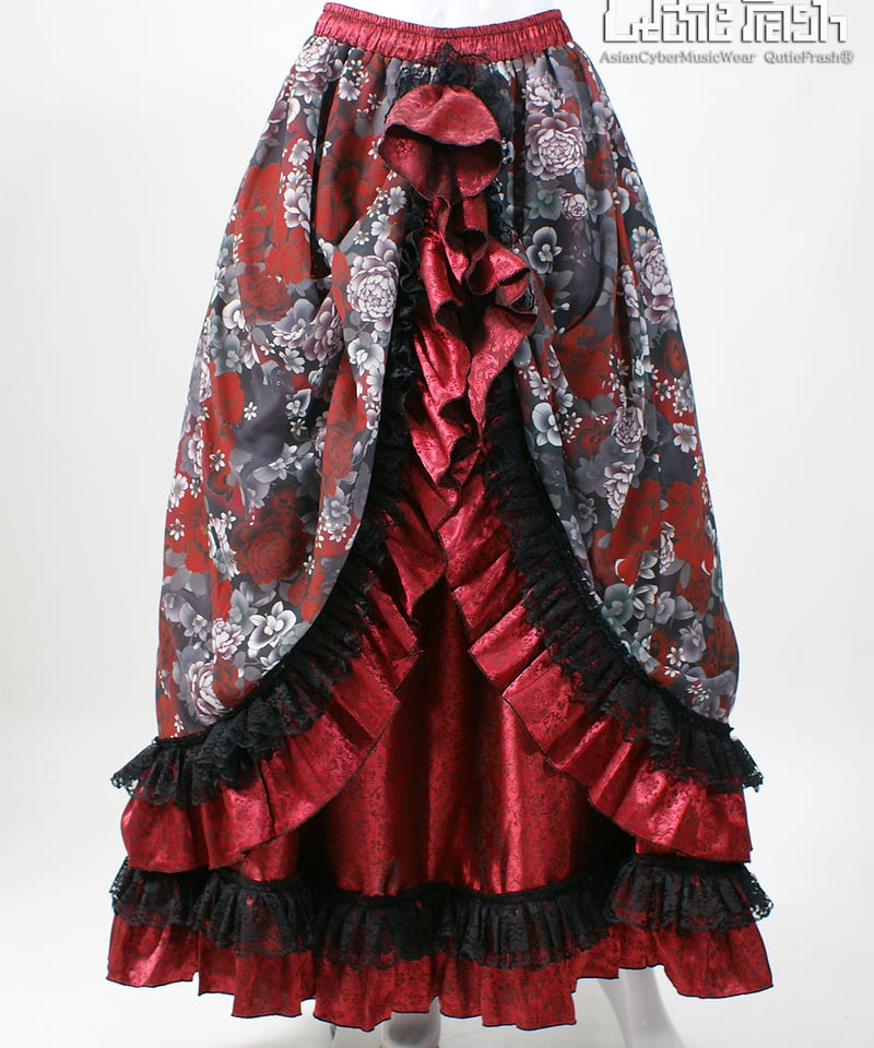 QutieFrash/キューティーフラッシュ 9845-SK 和柄ロングスカート | Arco