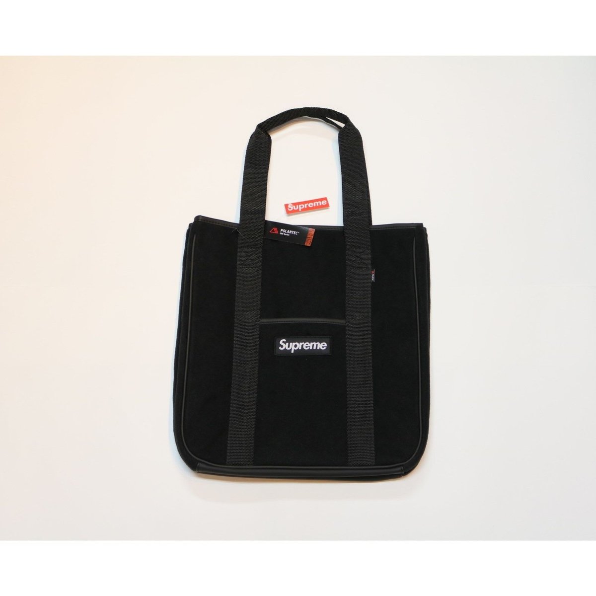 Supreme 2018 FW 18 AW Polartec tote bag Black シ