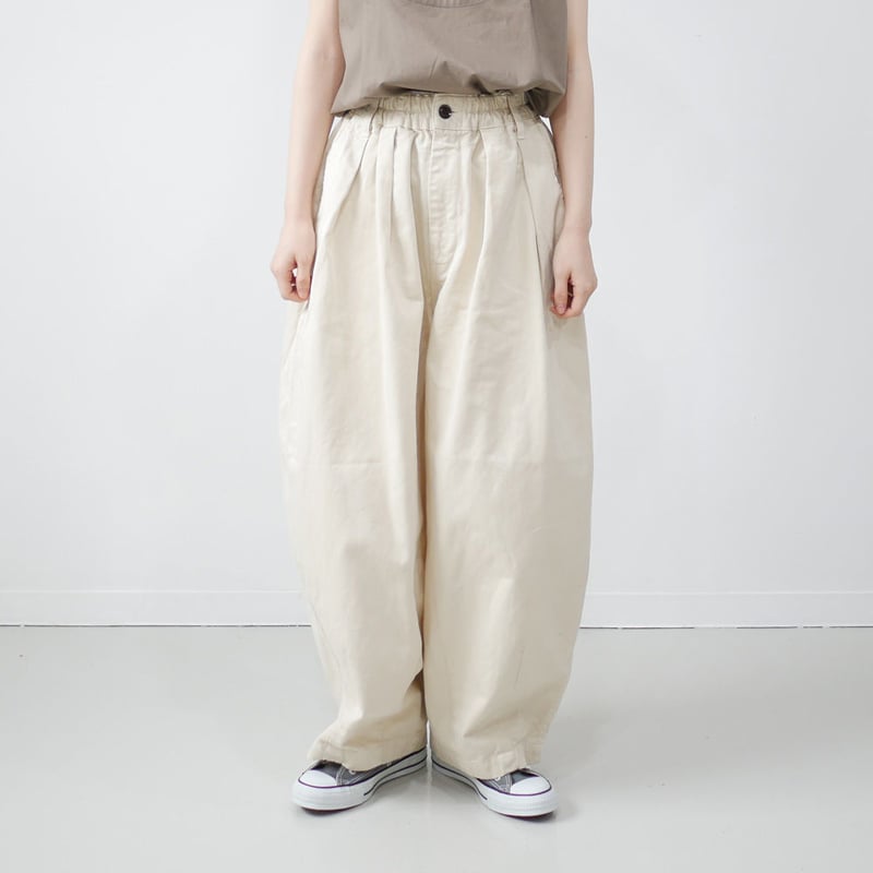 HARVESTY ｜ ハーベスティ | チノクロスサーカスパンツ | アイボリー |