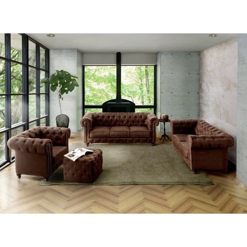 チェスターフィールドソファ 2人掛け | hinomata