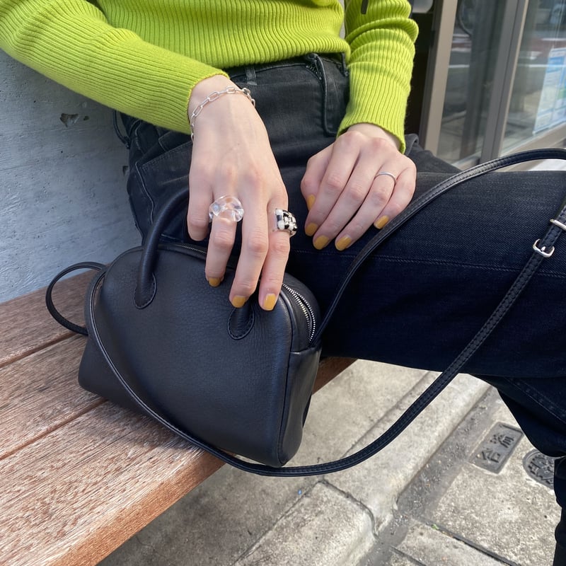 ho.clear glass heart ring | yurikaakutsu