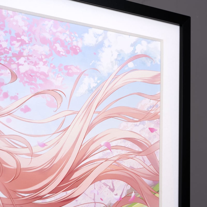 複製原画 / ILFORD社認定RGBジークレー印刷 A3＋サイズ 「花風に舞う