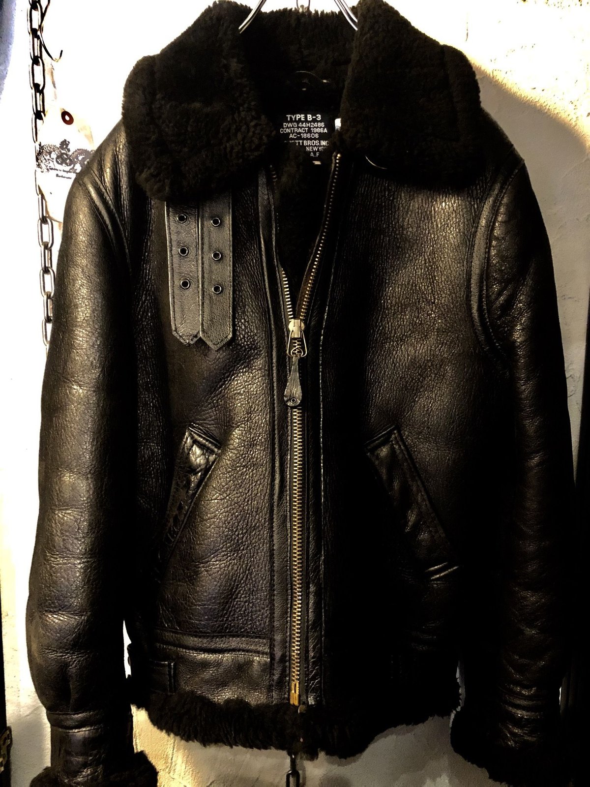 希少86年製Schott B-3〉U.S.A.A.F.公認86年製Schott Type B