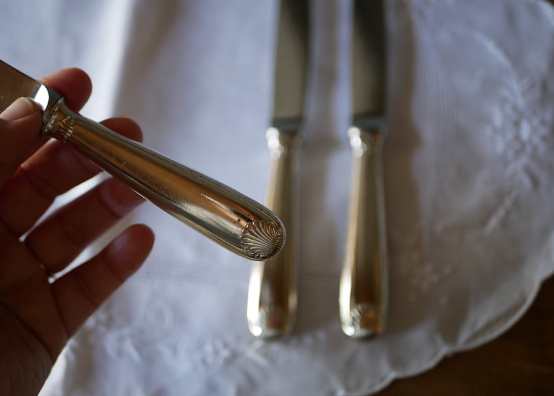 Cristofle クリストフル デザートナイフ フランスブロカント