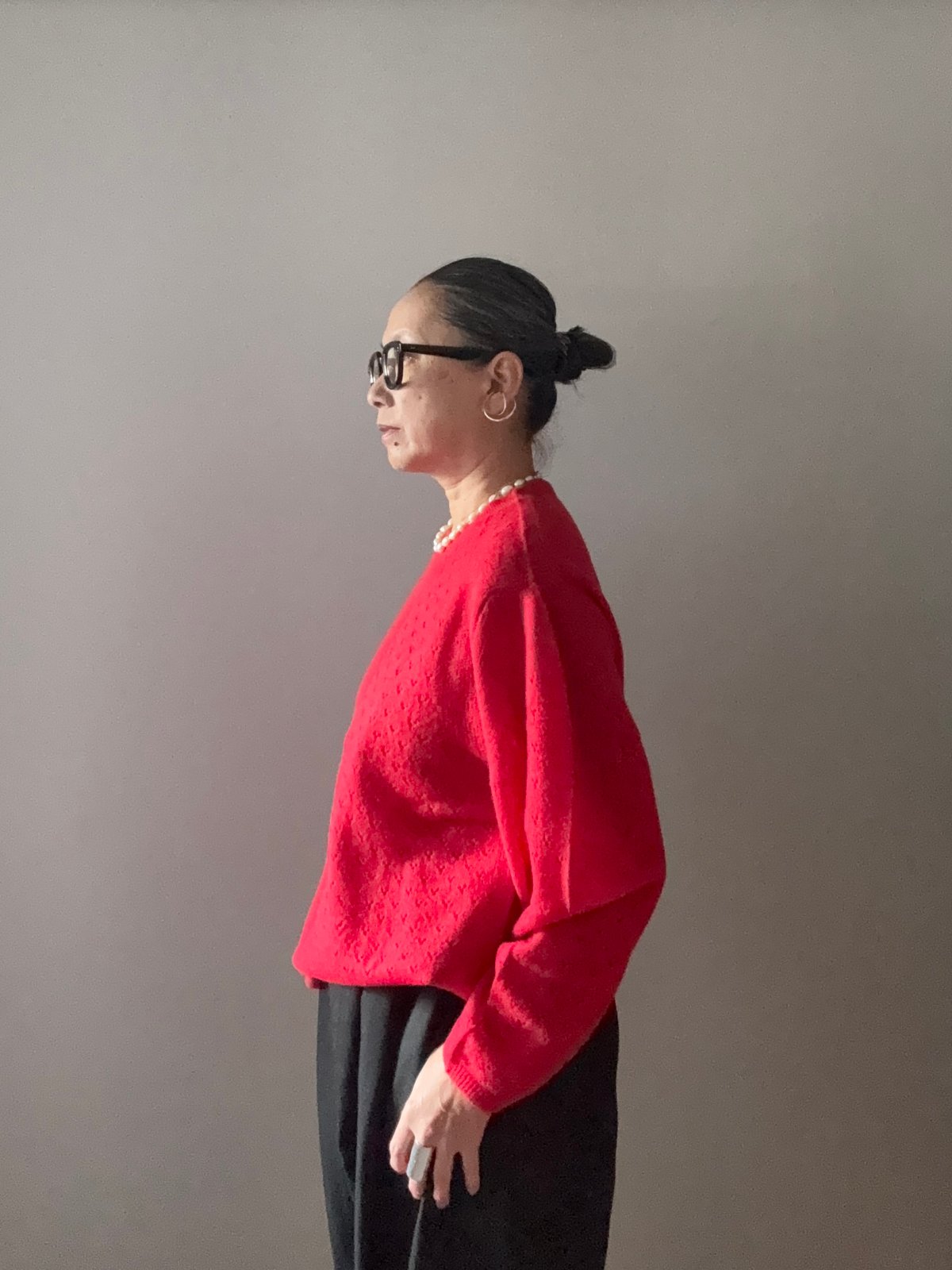 TOWAVASE / panier de fleurs カシミヤニット | Pili ON