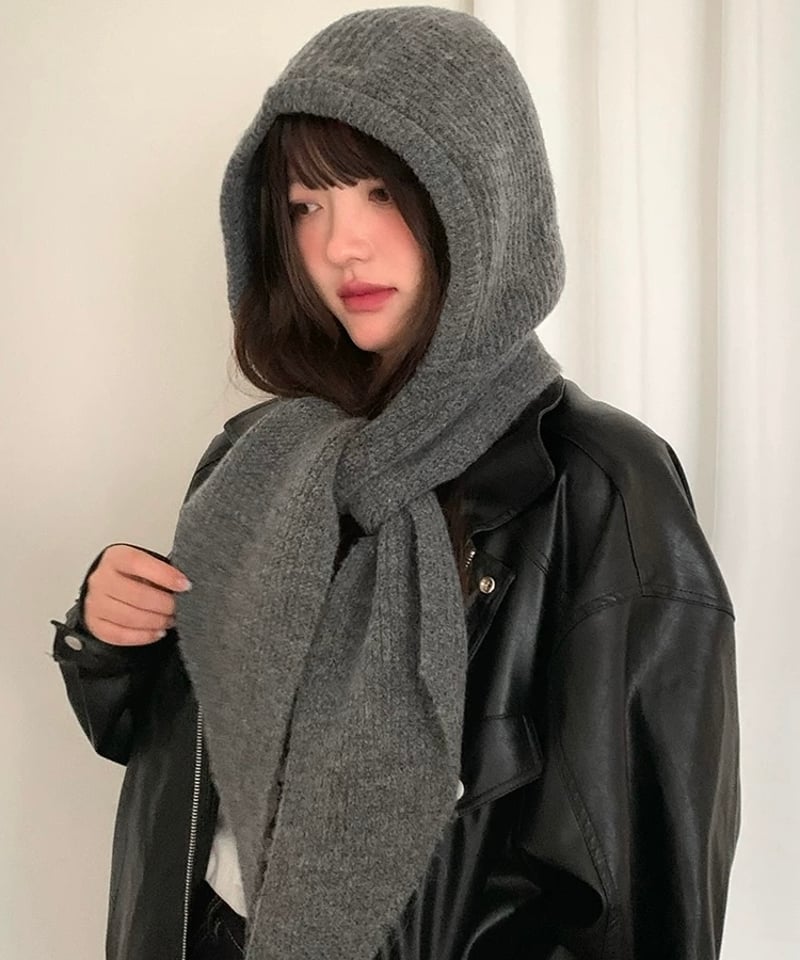 予約販売】バラクラバ ニットフードマフラー | KISHIKA