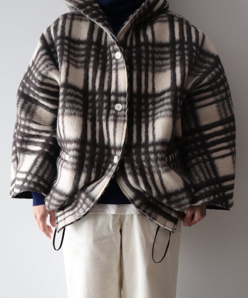 イタリア製モヘアフリース ドルマンフードコート [ARTE POVERA] | NowN