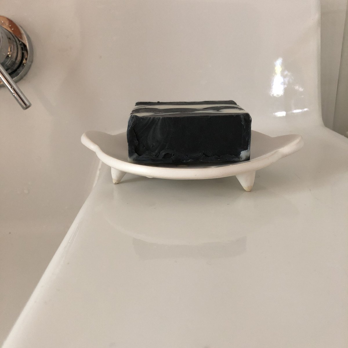 安藤雅信】オランダ石鹸置（乳白艶釉） | ギャルリ百草 online store