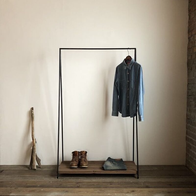 数量限定 SNNK-UNTA ハンガーラック アイアン 古材 インダストリアル