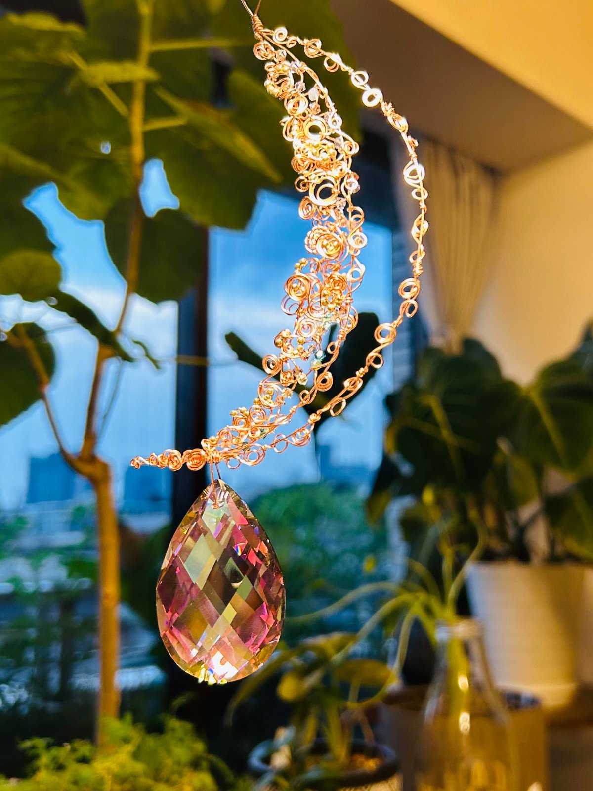 桜SAKURA桜SWAROVSKIオーナメント✩.*˚ 置き型サンキャッチャー 【公式