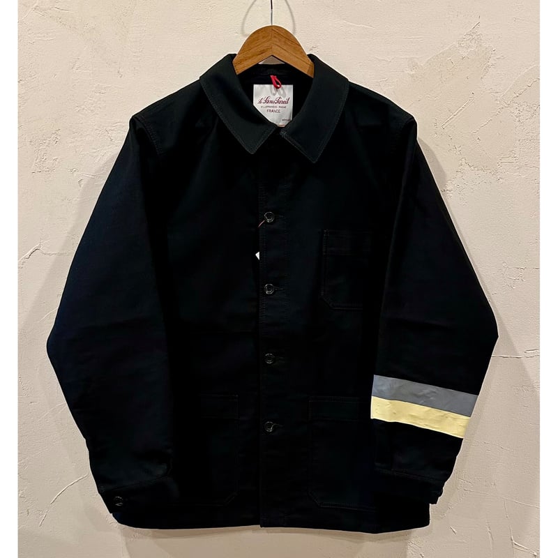 ルサンパレイユ 別注ブラックモールスキンジャケット サイズ40 | Bon Vieux