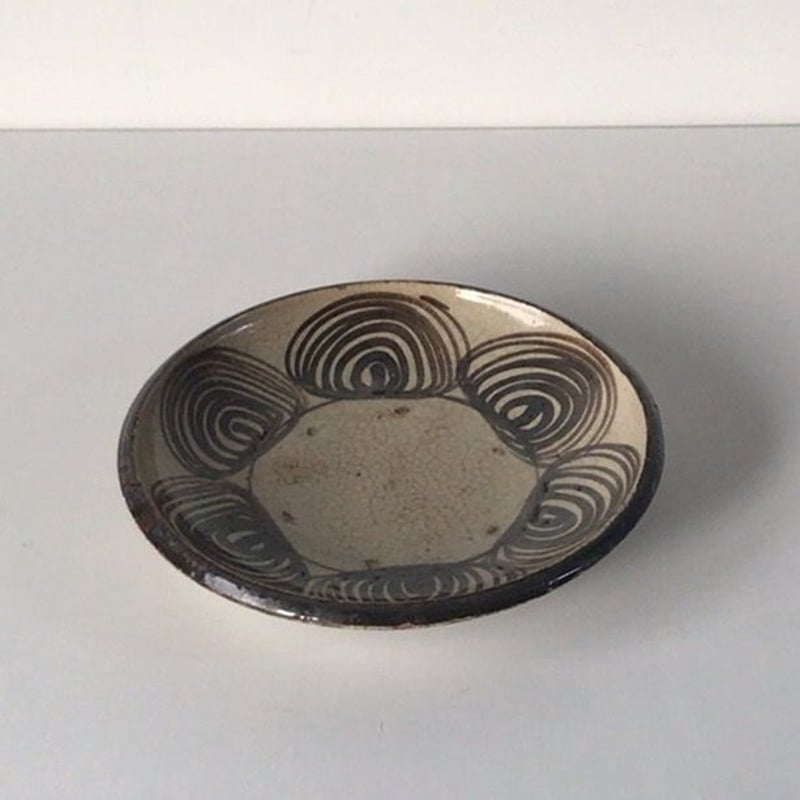 古瀬戸 馬の目 大皿 26.5cm 実用古美術 骨董品 古民藝 江戸後期〜明治