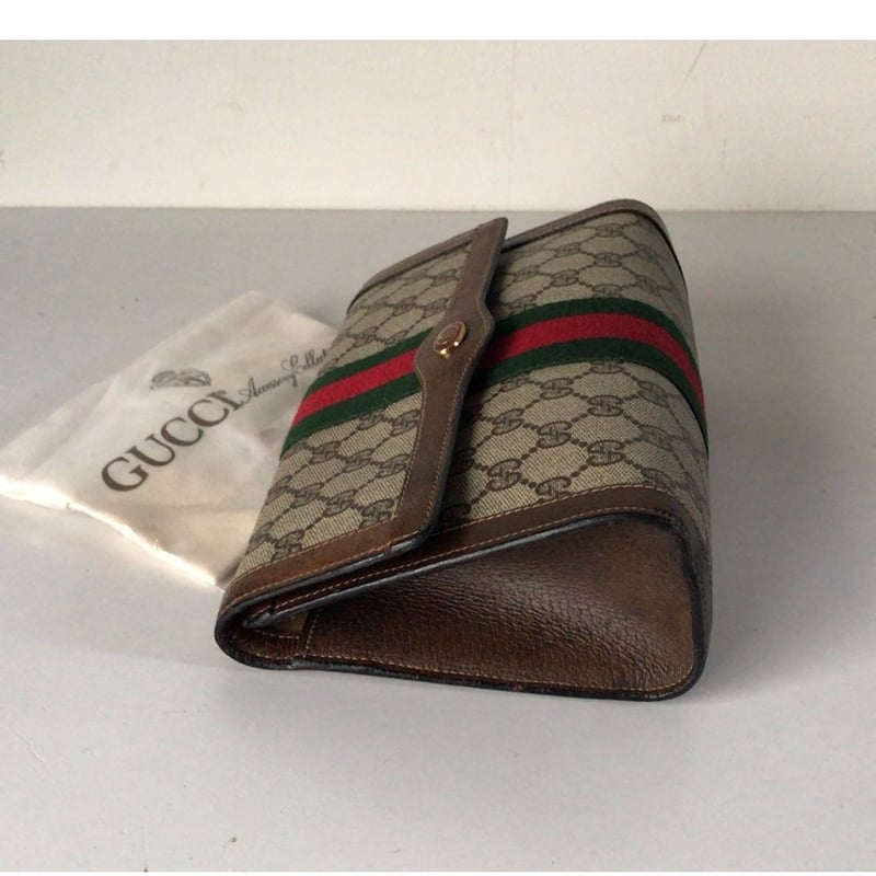 GUCCI オールドグッチ セカンドバッグ クラッチバッグ GG柄