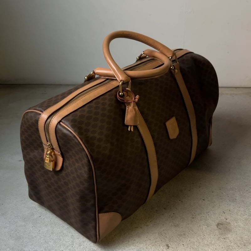 CELINE オールドセリーヌ トリオンフ(マカダム) 総柄 ボストンバッグ