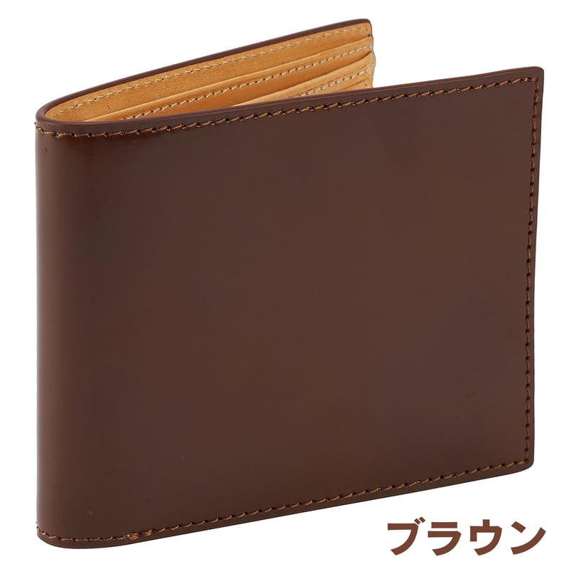 GORBE コードバン二つ折り財布 ◇名入れ対象◇ | GORBE
