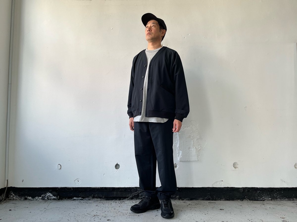 スポーティーなセットアップ. nanamica ALPHADRY Cardigan /ALPH