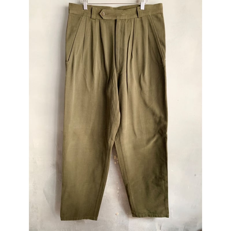 パンツ 90s giorgio armani 2tuck slacks 90s GIORGIO ARMANI 2タック