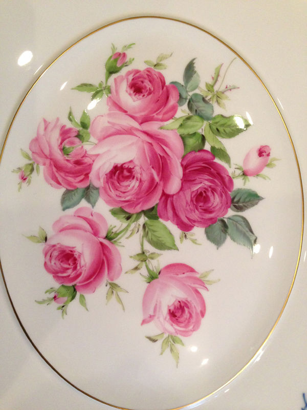 世界限定100 マイセン陶板(プラーク)薔薇のブーケ42.5×38 | 美術品専門