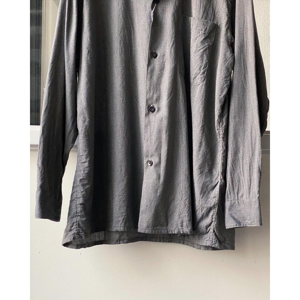 COMOLI ヨリ杢 オープンカラーシャツ | Less Higashikawa