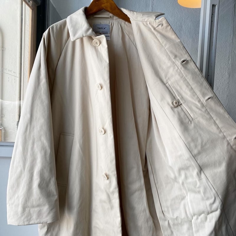 YAECA ステンカラーコート スタンダード PADDING | Less Higashi