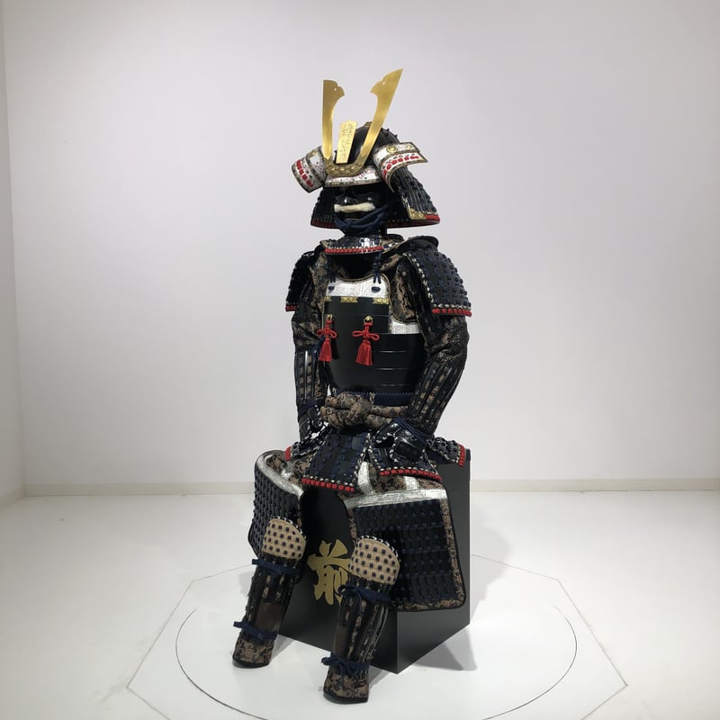 O-047】○濃紺糸威伊予素懸二枚胴具足(艶消塗) | 甲冑工房丸武