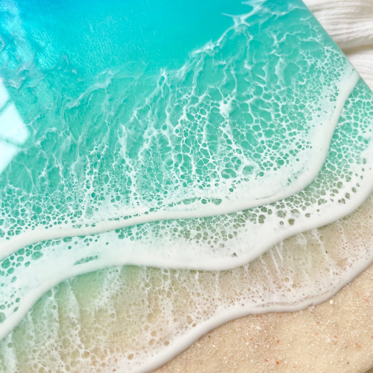 Beach art 海アート レジンアート | FLUID