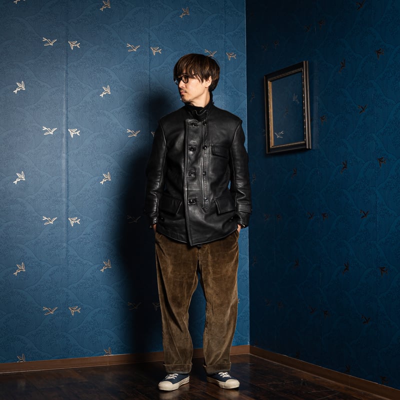 80s France Vintage Leather Jacket (Corbusier Ja