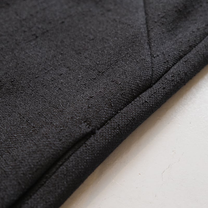 SINME ツイードVネックワンピース ブラック S23AW-15 | geep