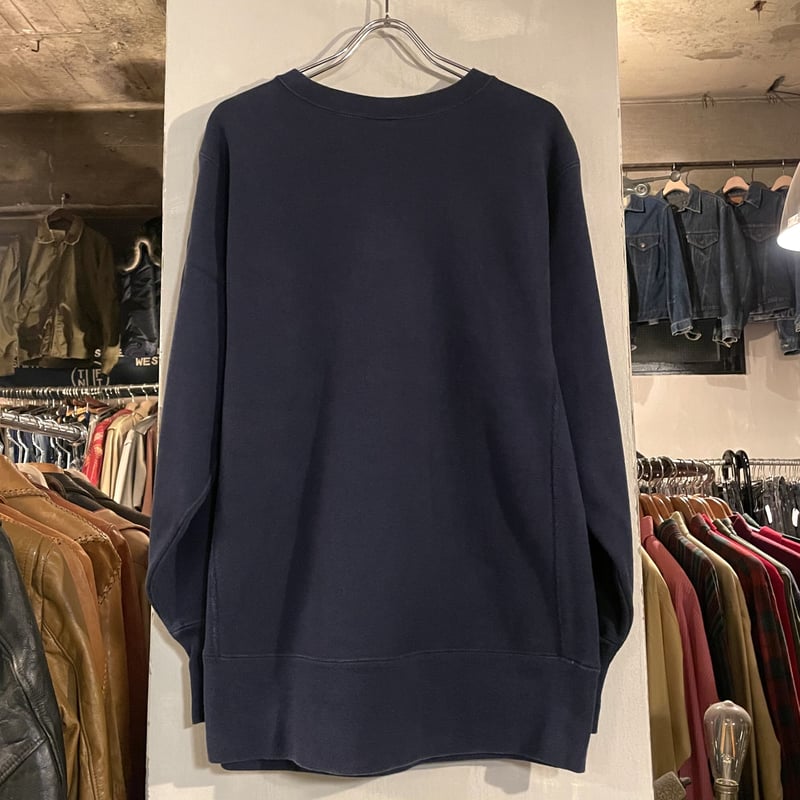 90s Champion リバースウィーブ REVERSE WEAVE USA製 ネイビー 目