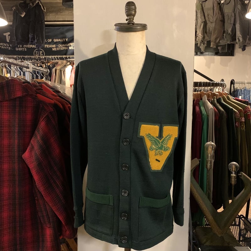 50s HOLT'S Vintage Letterd Cardigan レタードカーディガン