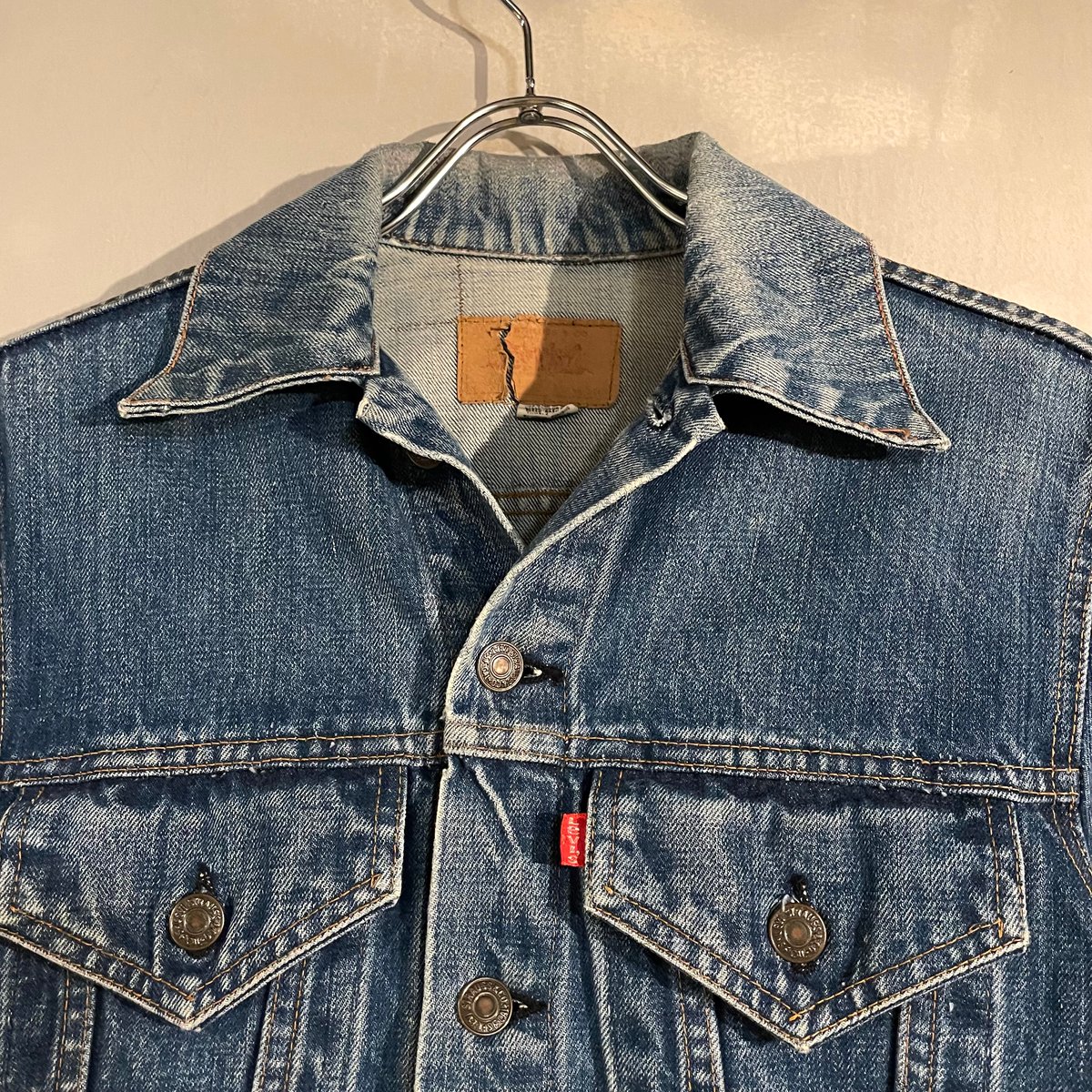 70s Levi's 70505 デニムジャケット ケアタグ USA製 Size 38 2ポケ