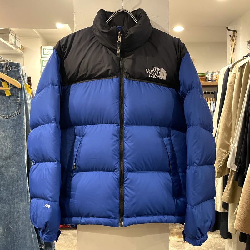 THE NORTH FACE ヌプシ DEAD STOCK 黒x青 ダウンジャケット 700フ