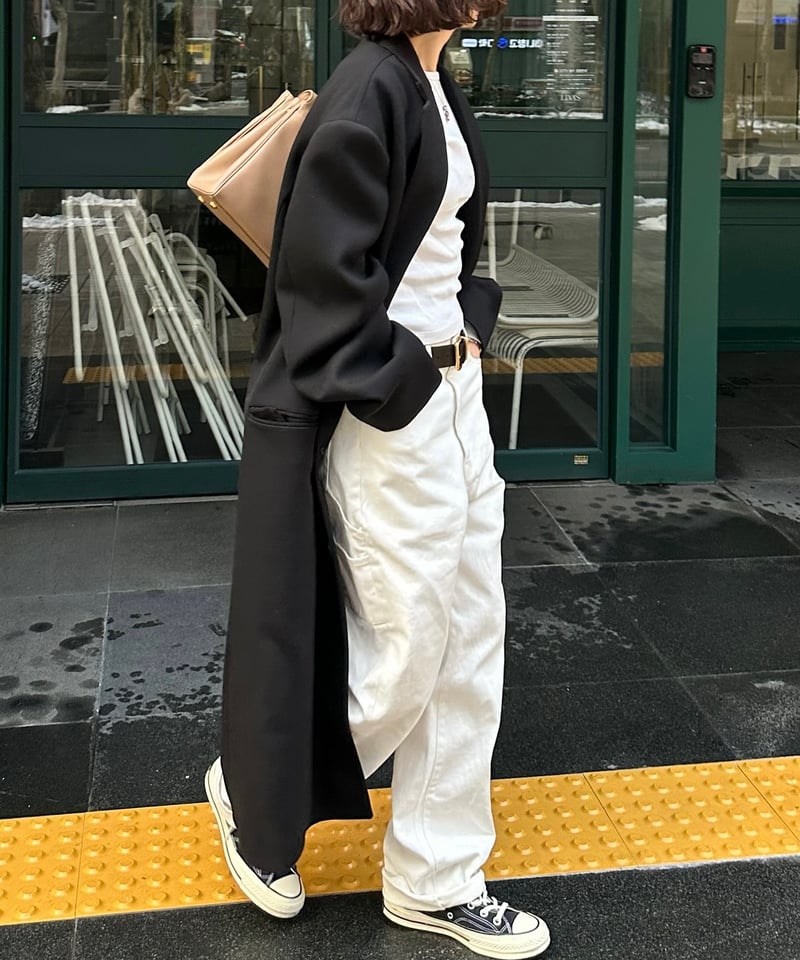 ok.soon×piccadilly cotton white painter pants |