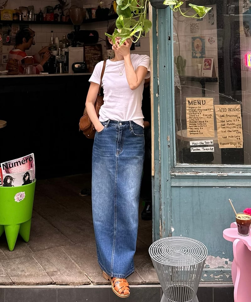 ok.soon×piccadilly OGC DENIM MAXI SKIRT | ok.soon