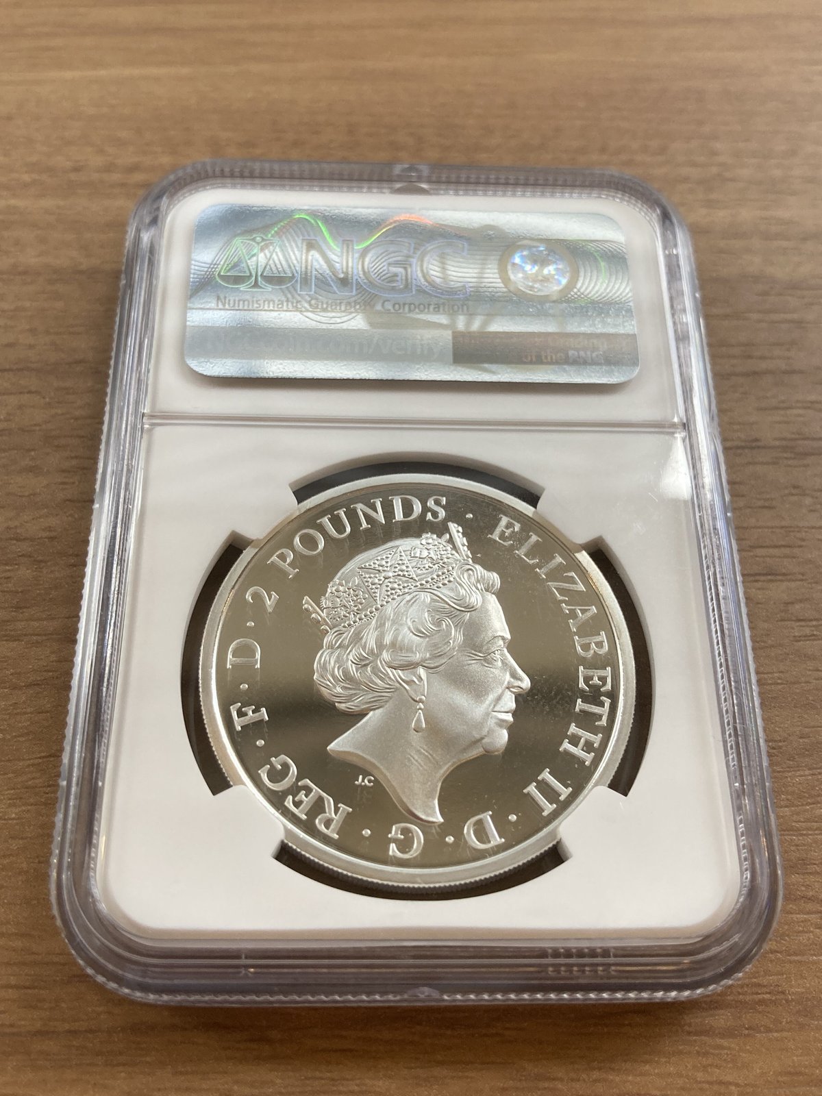 NGC70鑑定】コンプリーター・最終版 クイーンズビースト 1オンス 2