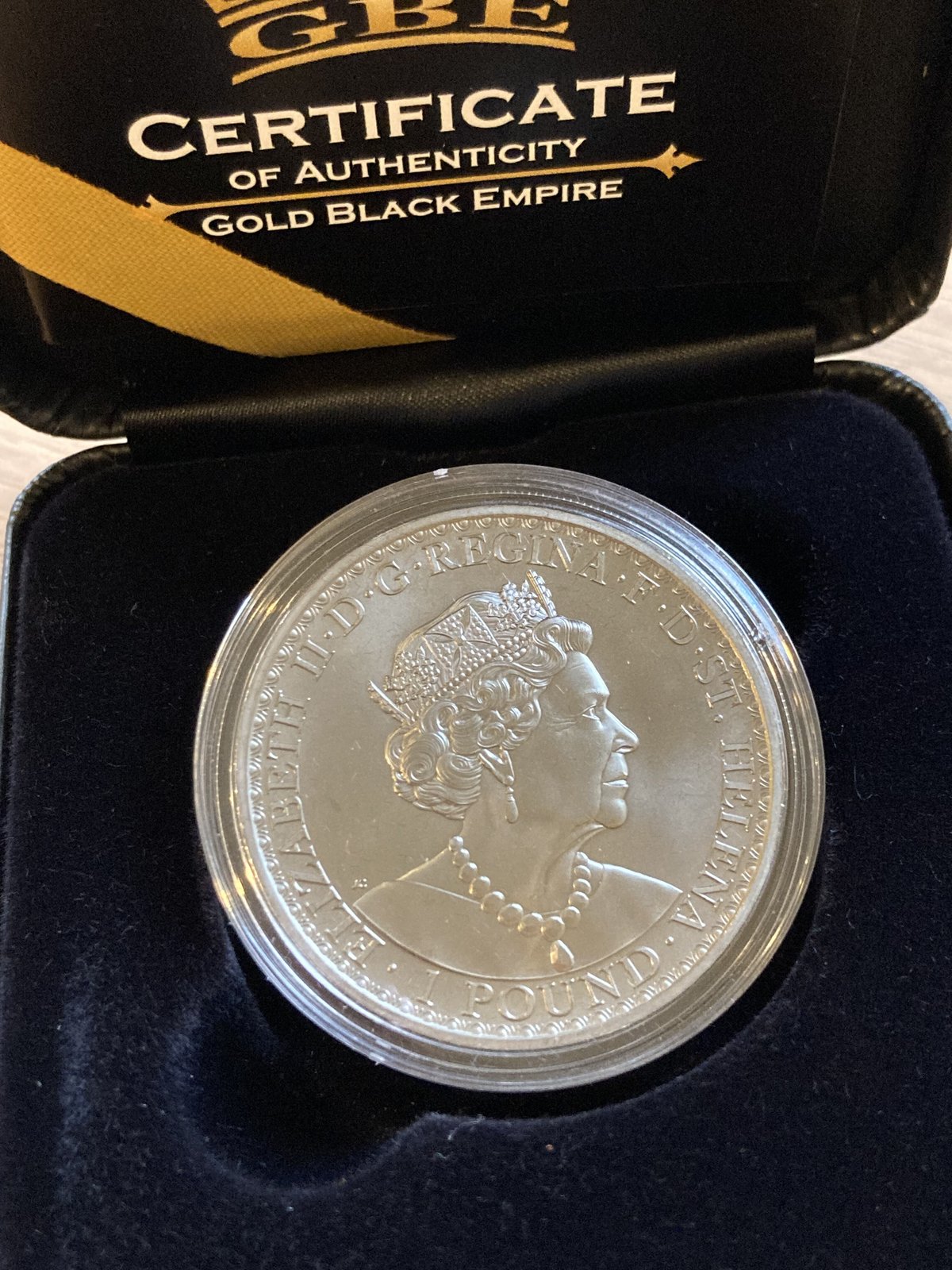 ウナとライオン 2022年 イギリス領セントヘレナ造幣局 ゴールド