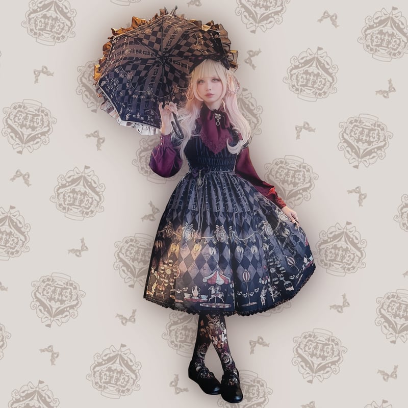 ご予約】真夜中のパルコフェリーチェ ティアードスカート《2サイズ展開
